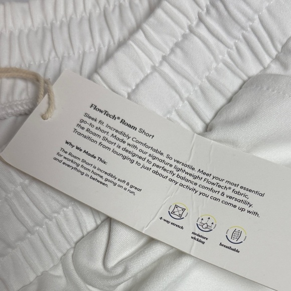 Feat Clothing Men’s Roam Performance Shorts in White  Size Large - Picture 3 of 9